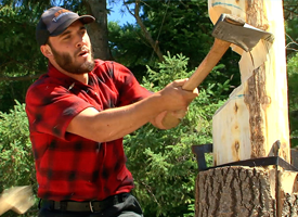 Lumberjack Spring Board Chop